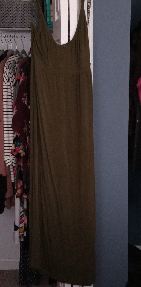 Old Navy Olive Maxi Dress